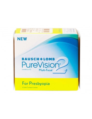 PureVision 2 Monthly Multifocal Contact Lenses for Presbyopia 6PK Les magasins à Paris