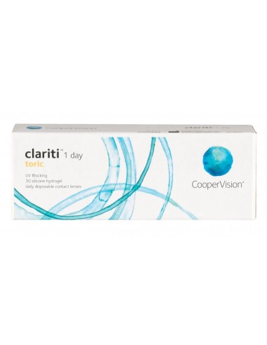 Clariti 1 Day Toric Daily Contact Lenses (for Astigmatism) 30PK / 90PK paiement sécurisé