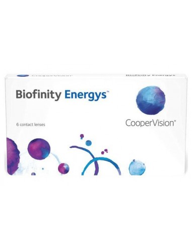 Biofinity Energys Monthly Contact Lenses 6PK pas cher