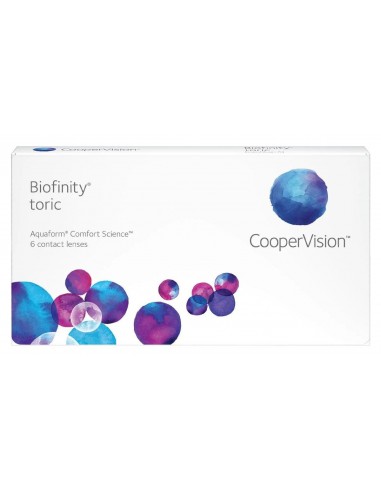 Biofinity Toric Monthly Contact Lenses (for Astigmatism) 6PK Economisez 