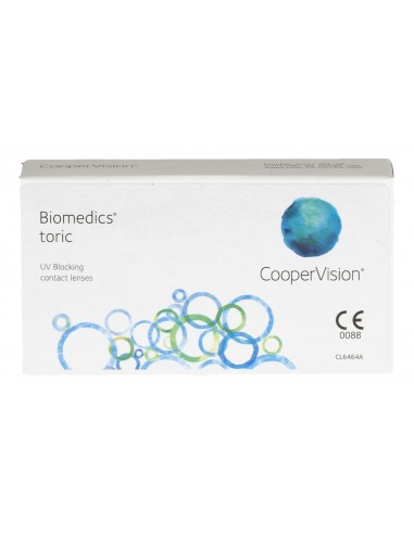 BioMedics Toric Bi-Weekly Contact Lenses (for Astigmatism) 6PK Toutes les collections ici