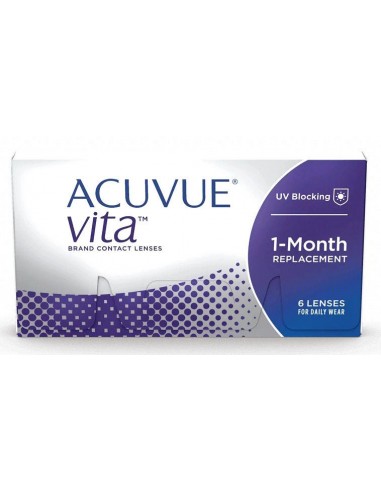 Acuvue Vita Monthly Contact Lenses 6PK / 12PK la livraison gratuite