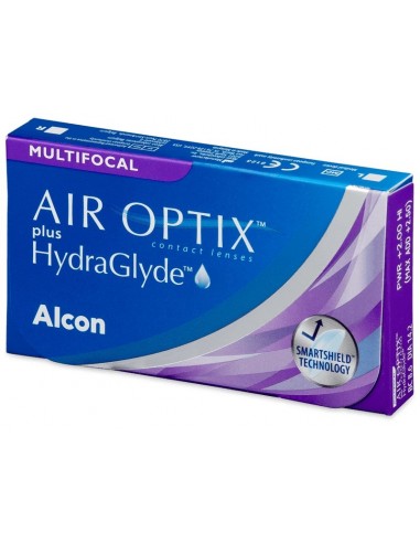 Air Optix plus HydraGlyde Multifocal Monthly Contact Lenses 6PK pas cher chine