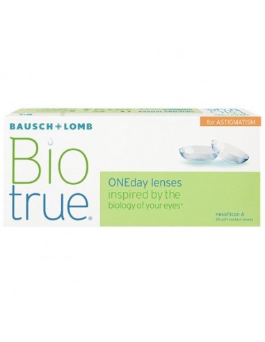 Biotrue ONEday Toric Daily Contact Lenses (for Astigmatism) 30PK / 90PK offre 