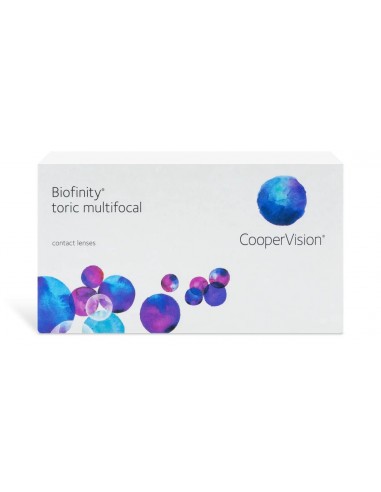 Biofinity Multifocal Toric Bi-Weekly Contact Lenses (for Astigmatism) 6PK À commander