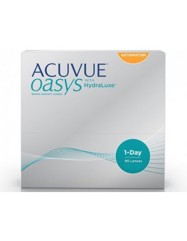 Acuvue Oasys 1-Day Toric Daily Contact Lenses (for Astigmatism) 90PK Le MVP de beaucoup