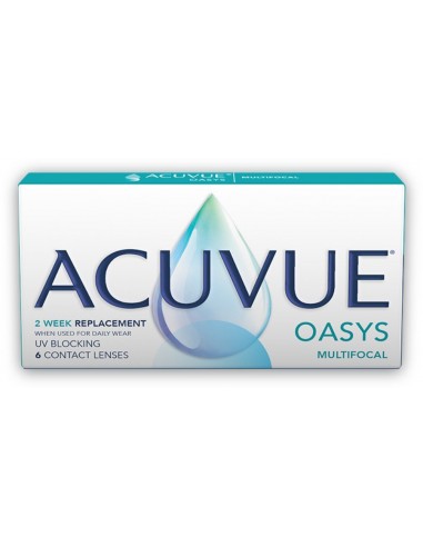 Acuvue Oasys Multifocal Bi-Weekly Contact Lenses 6PK rembourrage situé sous